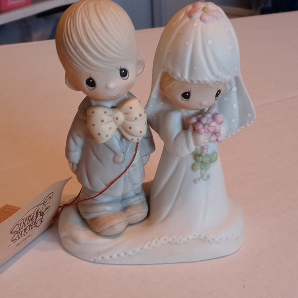 Jonathan and David Early Precious Moments Figurine